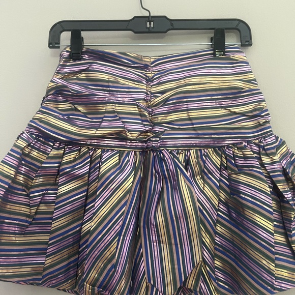 Zara Vibrant Striped Mini Skirt - Picture 8 of 13